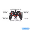 1:16 5 Functions One Touch Change 2 Shapes Rc Car Remote Control Cars With Lights Spray - Image 14