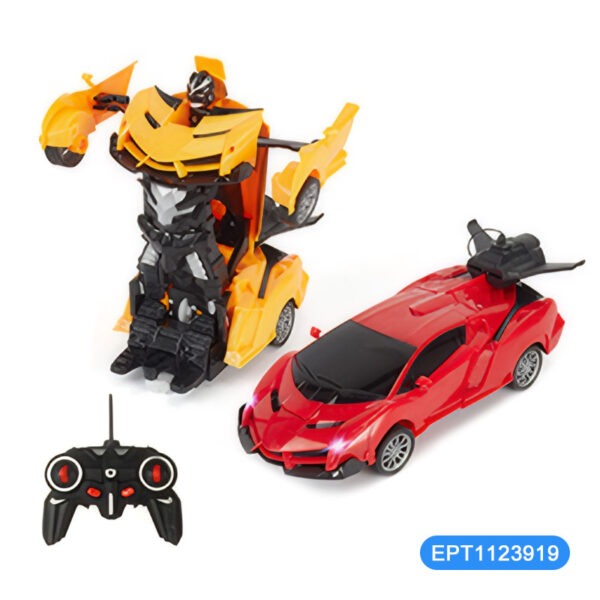 1:16 5 Functions One Touch Change 2 Shapes Rc Car Remote Control Cars With Lights Spray - Image 10