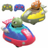 2.4G 4 Function Remote Control 2players Pop up Dinosaur Battle Bumper Car Rc Cars Toys with Lights And Music - Image 13