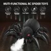 2.4G Mist Spray Remote Control Rc Robot Spider Insects Toys with Light Music - Image 15
