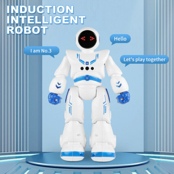 Infrared Smart Remote Control Action Programming Rc Walking Robot with Lights and Sounds - Image 2