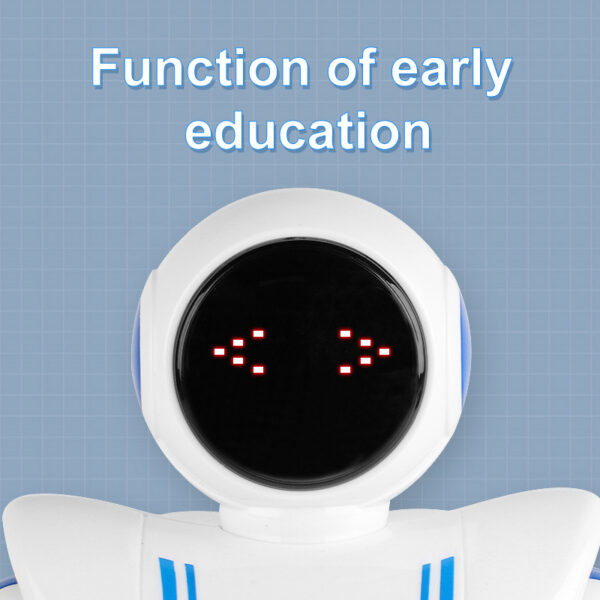 Infrared Smart Remote Control Action Programming Rc Walking Robot with Lights and Sounds - Image 4