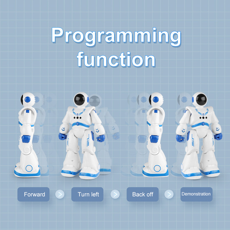 Infrared Smart Remote Control Action Programming Rc Walking Robot with Lights and Sounds - Image 5
