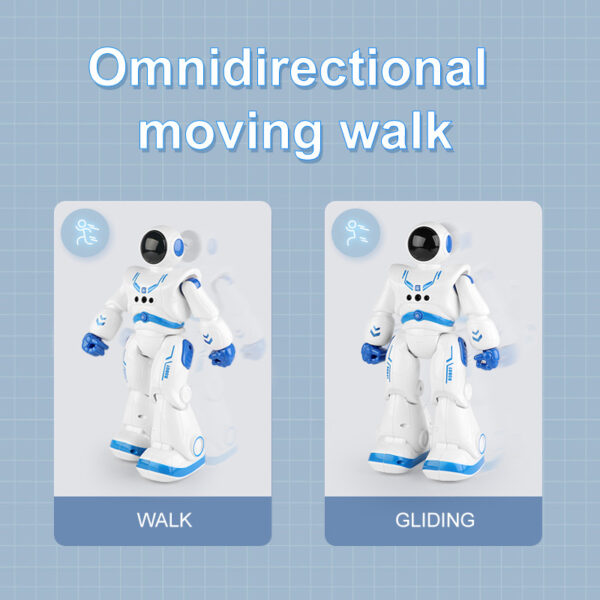 Infrared Smart Remote Control Action Programming Rc Walking Robot with Lights and Sounds - Image 8