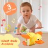 Electric 360° Rotating Foraging Duck Children Cute Fun Sound and Light Round Duck Baby Guide to Learn to Climb Toys - Image 17