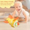 Electric 360° Rotating Foraging Duck Children Cute Fun Sound and Light Round Duck Baby Guide to Learn to Climb Toys - Image 19
