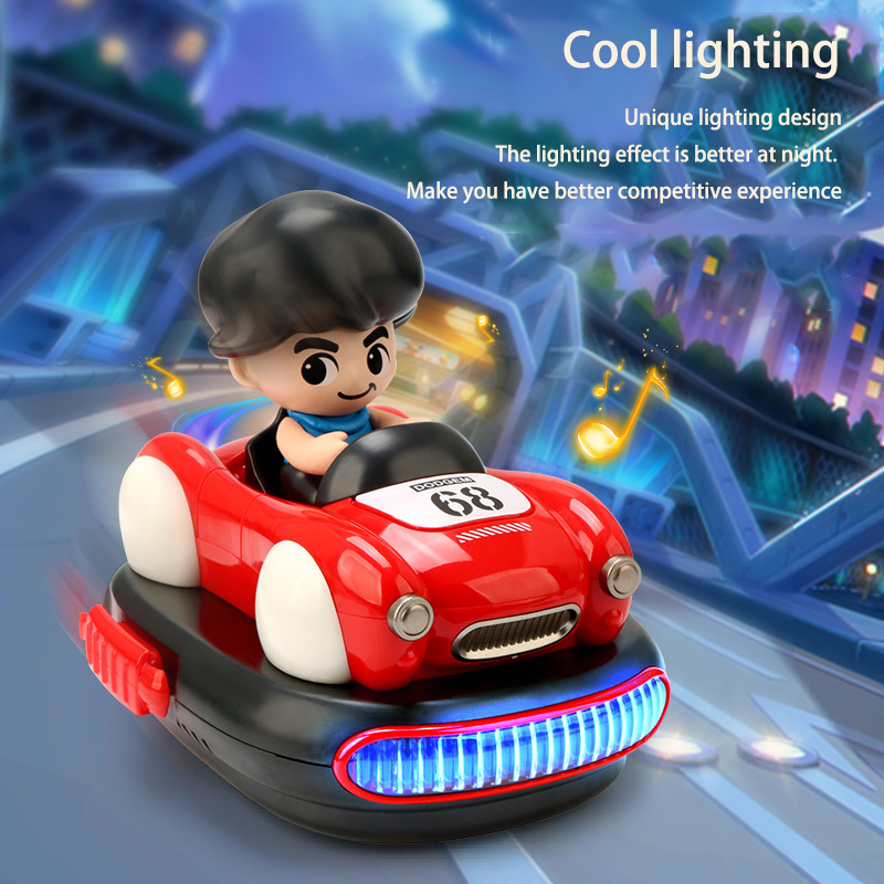 2.4G 5Ch Two-Person Remote Control Ejection Twin Pack Bumper Car Rc Race Bumpers Toy Cars For Kids - Image 7