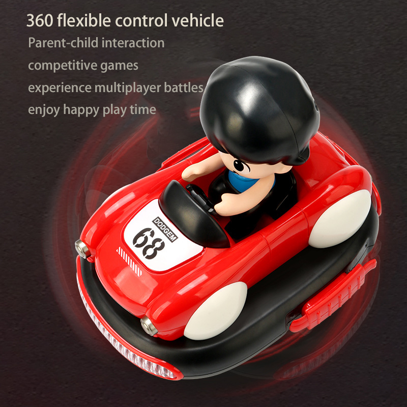 2.4G 5Ch Two-Person Remote Control Ejection Twin Pack Bumper Car Rc Race Bumpers Toy Cars For Kids - Image 9
