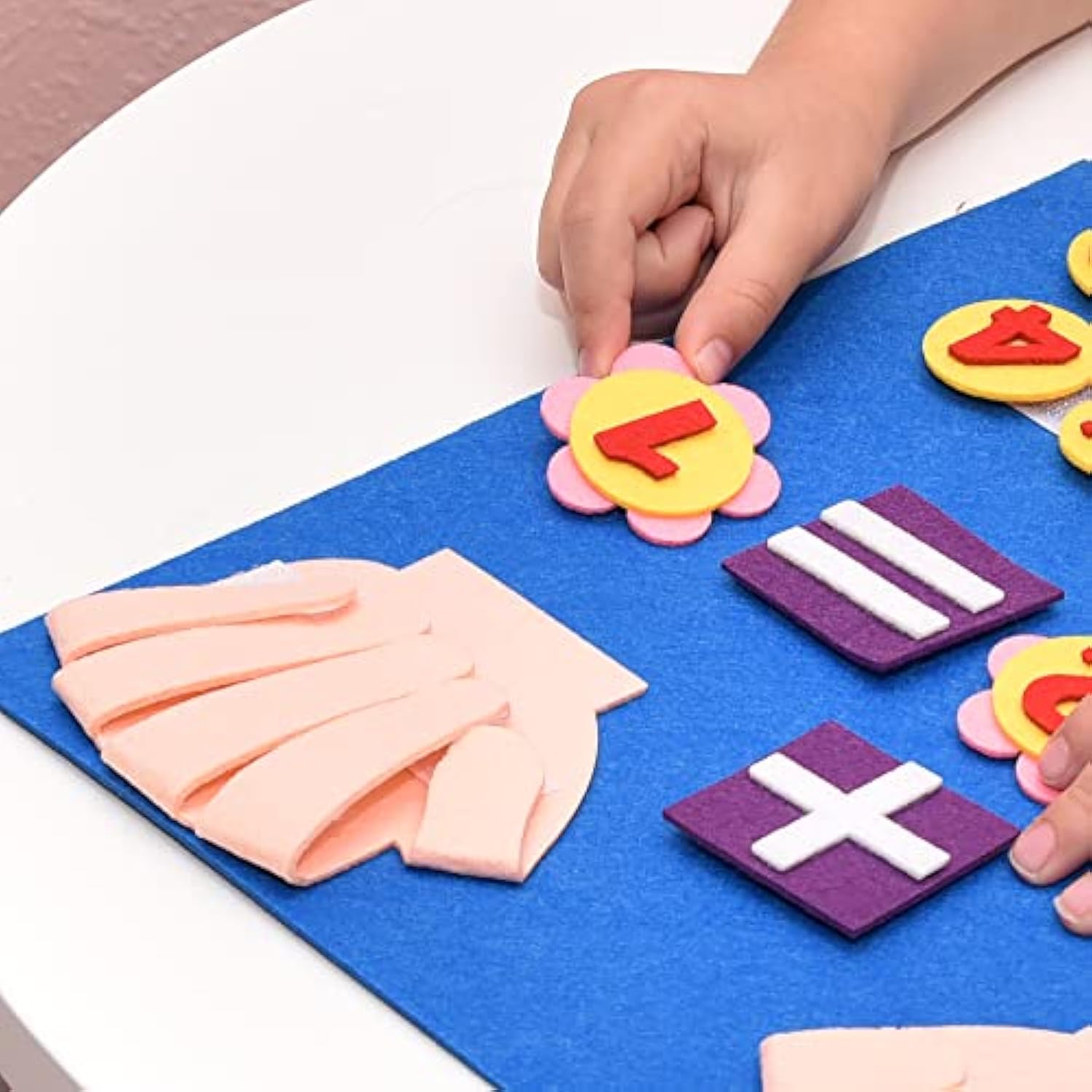 DIY Felt Finger Numbers Counting Baby Learning Math Felt Educational Toys for Kids Learning - Image 5