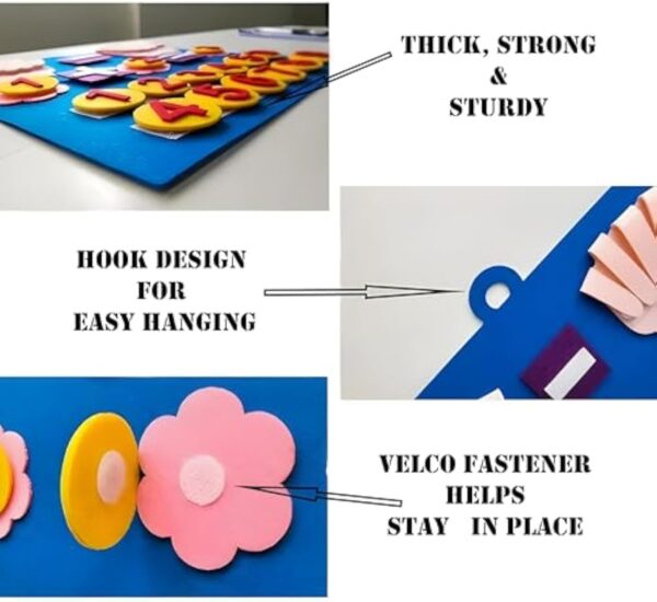 DIY Felt Finger Numbers Counting Baby Learning Math Felt Educational Toys for Kids Learning - Image 8