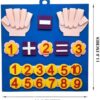 DIY Felt Finger Numbers Counting Baby Learning Math Felt Educational Toys for Kids Learning - Image 19