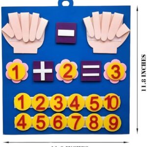 DIY Felt Finger Numbers Counting Baby Learning Math Felt Educational Toys for Kids Learning - Image 18