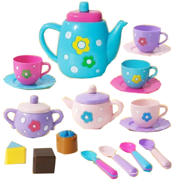 Fun Afternoon Tea Heart Dessert Children’s House Party Tea Set Kitchen Toys - Image 2