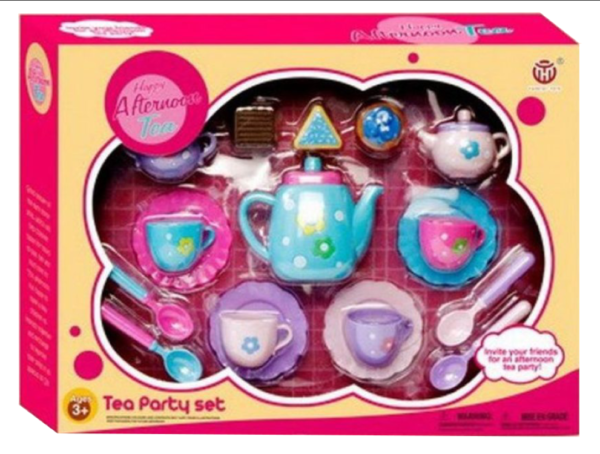 Fun Afternoon Tea Heart Dessert Children’s House Party Tea Set Kitchen Toys - Image 4