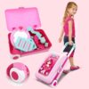 2 in 1 Pretend Play Kids Vanity Table Girls Kids Make Up Set Make Up Table for Kids - Image 17