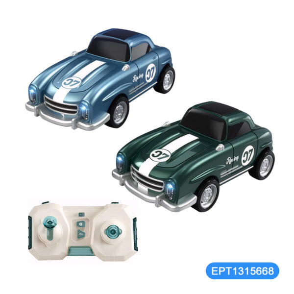 1:46 2.4G 4-Way Mini Rc Speed Race Car Classic Remote Control Car Toys With Lights Sound - Image 2