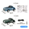 1:46 2.4G 4-Way Mini Rc Speed Race Car Classic Remote Control Car Toys With Lights Sound - Image 14