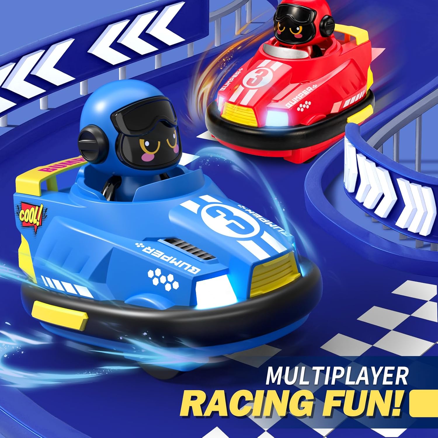 2.4Ghz Mini Remote Controlled Ejector Vehicles 2 Player Sets Fun RC Speed Battle Bounce Bumper Cars Crash Vehicle Toy - Image 11