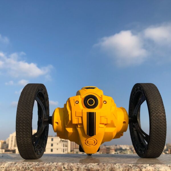 2.4G 4Ch Degree Rotation Lights Music Remote Control Bouncing Car Bounce Smart Stunt Roll Drive Boy Racing Rc Jumping Toy - Image 2