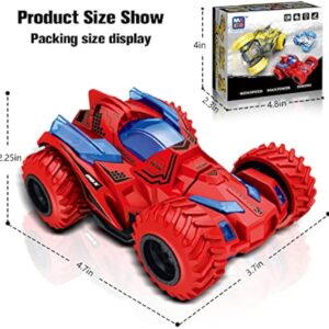 Wholesale Four-Wheel Drive Vehicle Rotating Double-Sided Stunt Spinning Toy Kids 360° Rolling Small Twist Pocket Car - Image 19