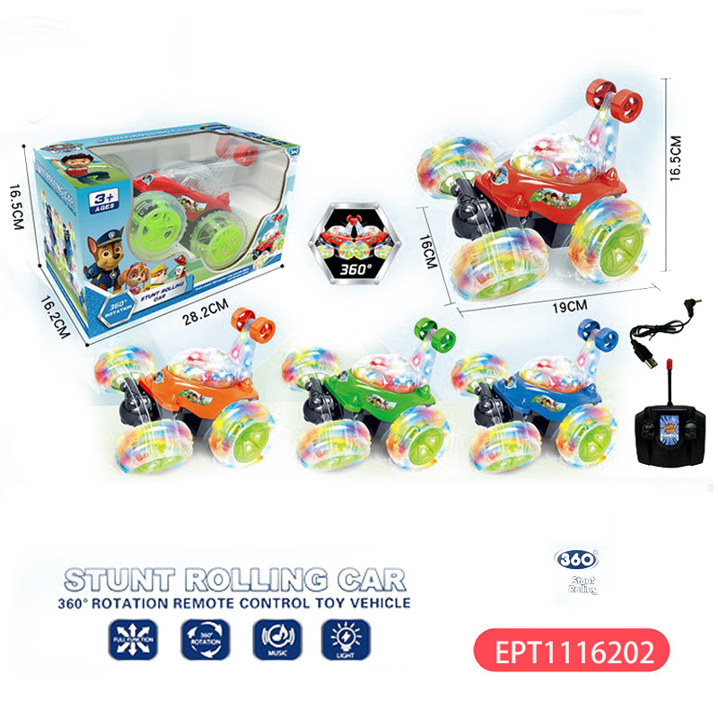 360°Rolling Twister 360 Flips Rc Stunt Car Toy Controlled Vehicle With Bright Light Rotating WheelsTwist Cars For Kids - Image 3