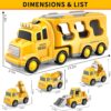 Inertial Lighting Music Engineering Transport Car Storage Truck City Toy TransporterToys Carrier Assembled Vehicle - Image 14