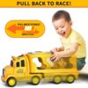 Inertial Lighting Music Engineering Transport Car Storage Truck City Toy TransporterToys Carrier Assembled Vehicle - Image 17