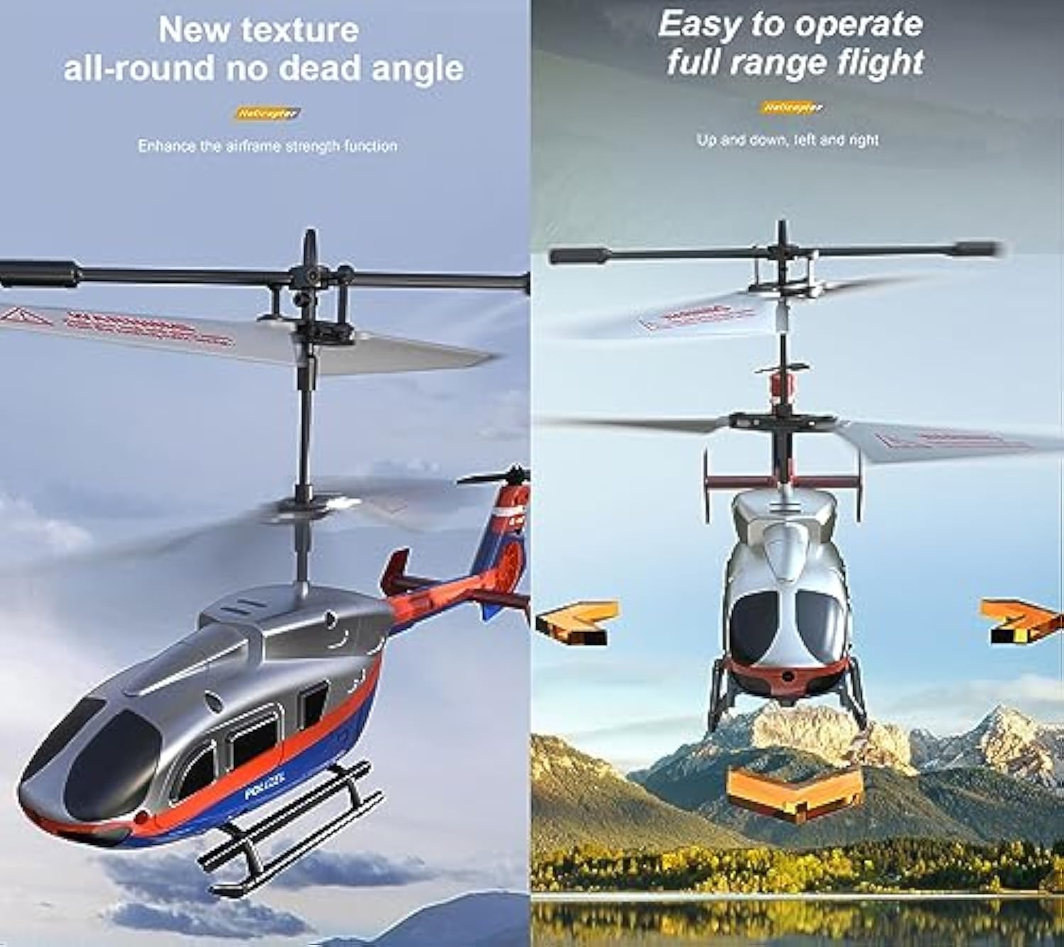 3.5Ch Rc Toy Helicopter 2.4Ghz Toys Alloy Structure 3.5 Channel Function Remote Control Rc Helicopter Toy With Light - Image 7