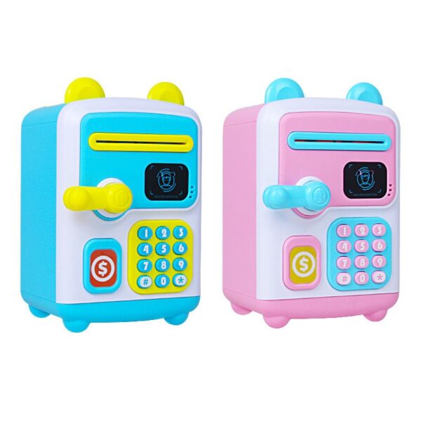 Face Recognition Electronic Children’s Electronic Piggy Bank Atm Password Money Box - Image 2