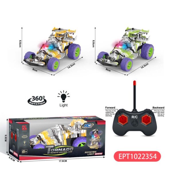 Wholesale 360 Rolling Graffiti Rc Stunt Equation Racing Car Cheap Remote Control Cars With Lights - Image 4