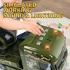 Green Military Big Truck Toys 25.6″ Semi Truck Toy with Helicopters and Tank Army Toys with Lights &Sounds - Image 20