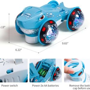 Electric Colorful Lights & Music Stunt Shark Car 360° Rotating Monster Trucks Dancing Toys Juguetes For Baby - Image 18