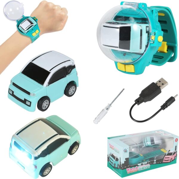 Factory Wholesale 2.4GHz Mini RC Wrist Hand Watch Remote Control Car Toy for Kids - Image 4