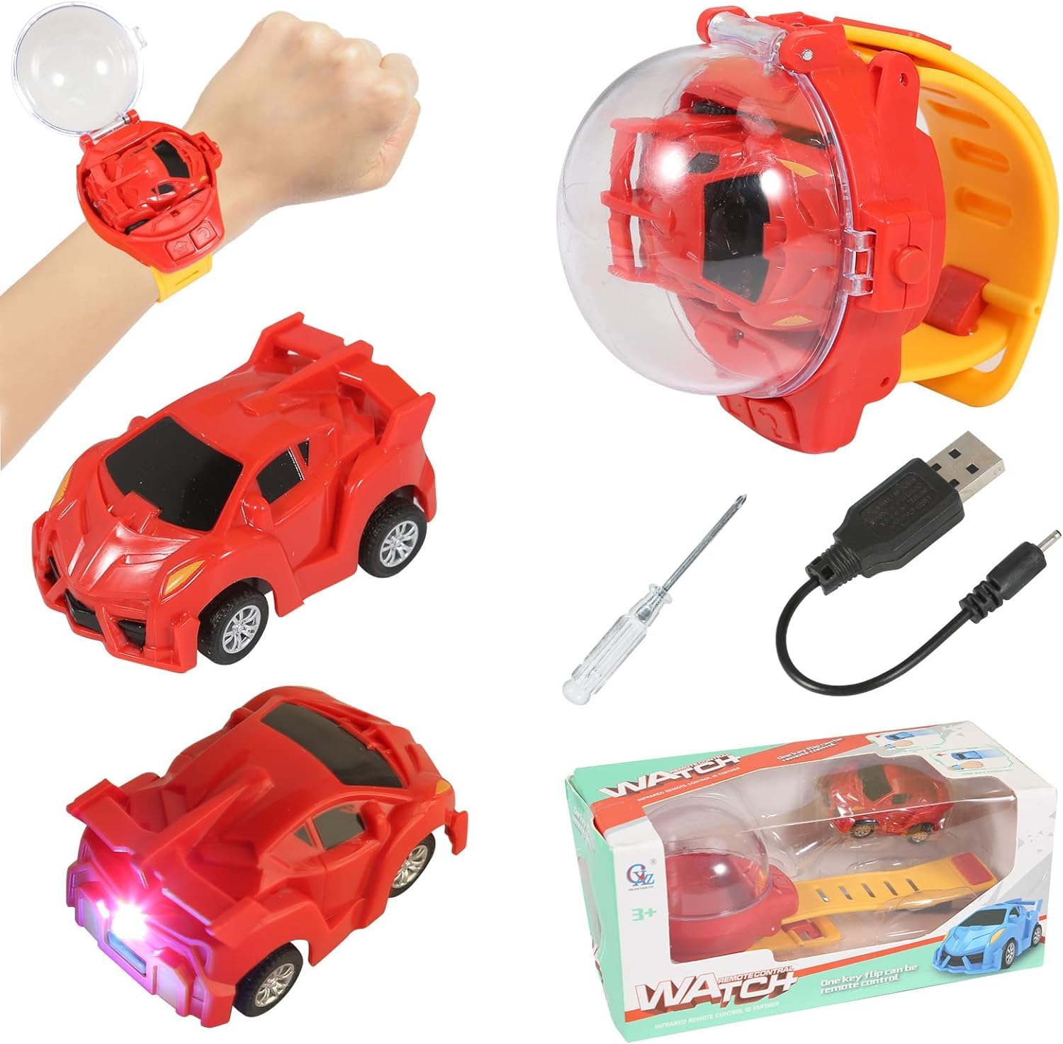 Factory Wholesale 2.4GHz Mini RC Wrist Hand Watch Remote Control Car Toy for Kids - Image 7