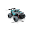 27MHZ Electric Remote Control Colorful Racing Drift Stunt Off Road Car Children Toy - Image 14