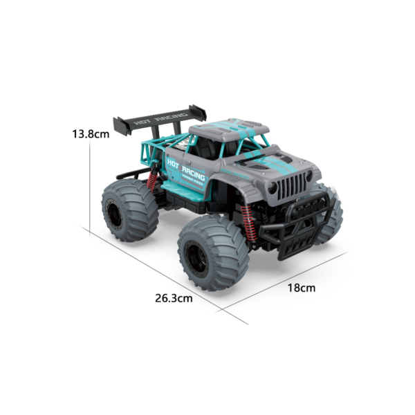 27MHZ Electric Remote Control Colorful Racing Drift Stunt Off Road Car Children Toy - Image 4
