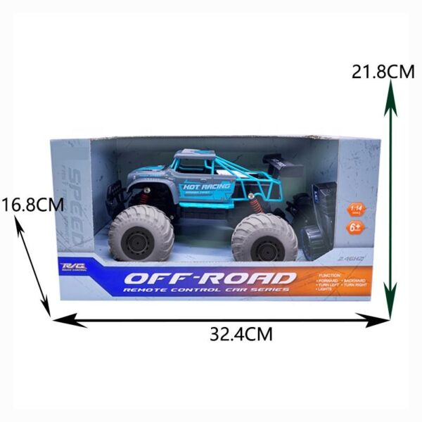 27MHZ Electric Remote Control Colorful Racing Drift Stunt Off Road Car Children Toy - Image 12