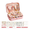 132pcs Set Candy Color Cherry Pink Pandora Bracelet Girls’ Toys New Design Girl 2024 Fashion Makeup Toy for Girls Beauty Kid - Image 14