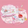 First Aid Electric Ambulance Car Toy Doctor Play Set Medical Kit Toy Pretend Play Doctor Simulation Role Play Toys with Doll - Image 14