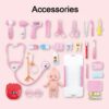 First Aid Electric Ambulance Car Toy Doctor Play Set Medical Kit Toy Pretend Play Doctor Simulation Role Play Toys with Doll - Image 16