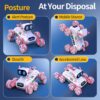 2.4G 11Ch Light and Sound Spray Remote Control 8 Wheel Stunt Dog Rc Robot Electronic Kid Girl Electric Cars Toys for Girls - Image 14