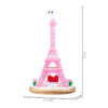 Educational toys 1314 Building Blocks Pink Transparent Eiffel Tower Block Game Girl Gift Toys with Light - Image 15