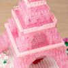 Educational toys 1314 Building Blocks Pink Transparent Eiffel Tower Block Game Girl Gift Toys with Light - Image 17