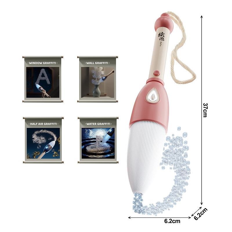 Electric Dawn Pink Magic Bubble Brush Toys Kids Pen Bubble Maker for Girls - Image 9