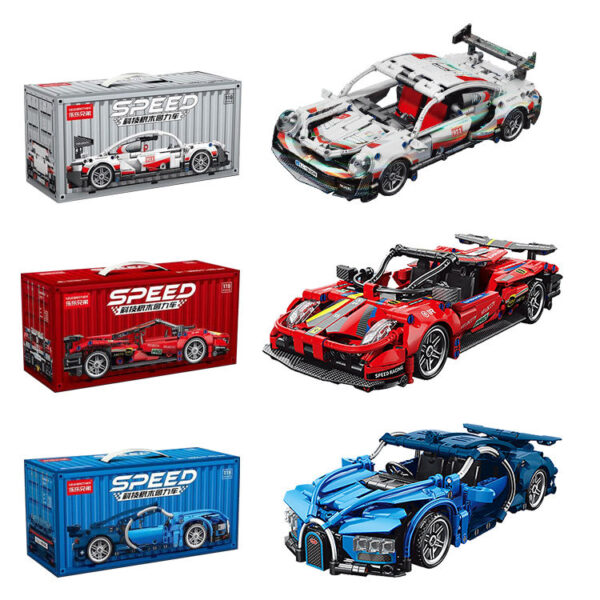 Hot Selling 1:18 Technic RC Super Racing Car Building Blocks Compatible DIY Toys for Children ABS Plastic Packed in Box Sets - Image 2