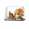 4878Pcs Building Block Autumn Forest Block Scene Puzzle Education Stem Kit Girl Toy with Transparent Dustproof Display Cover - Image 5