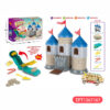 1100G Diy Scene Castle Space Sand Mold Beach Building Build Kit Girl Toys - Image 6