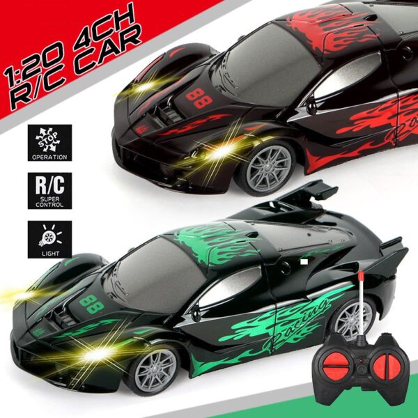 High Speed RC Drift Road Racing Small Plastic Car Toy - Image 4