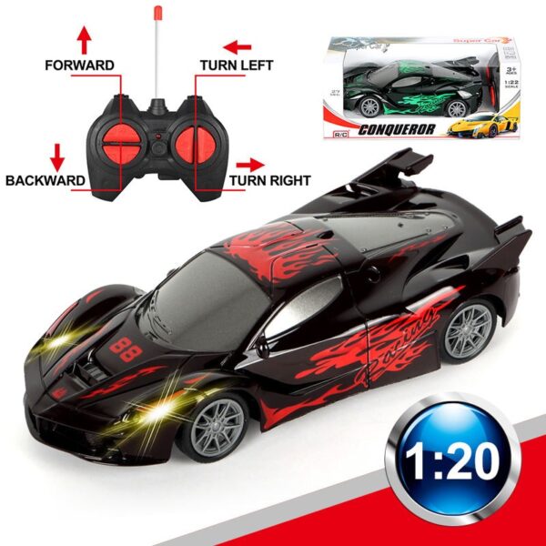 High Speed RC Drift Road Racing Small Plastic Car Toy - Image 6