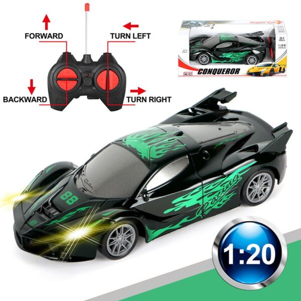 High Speed RC Drift Road Racing Small Plastic Car Toy - Image 8